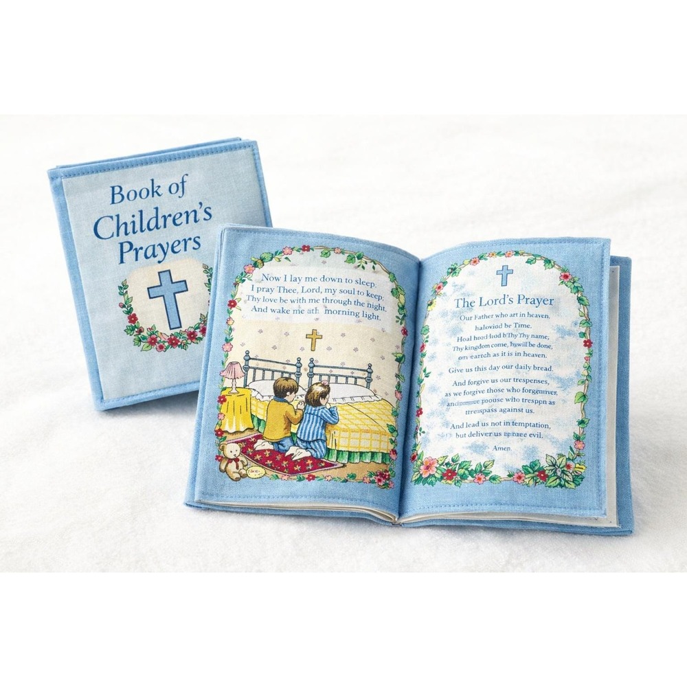 Vintage Children's Prayer Book Fabric Panel Cloth Book Cut Sew Christian 1996 - Picture 3 of 7